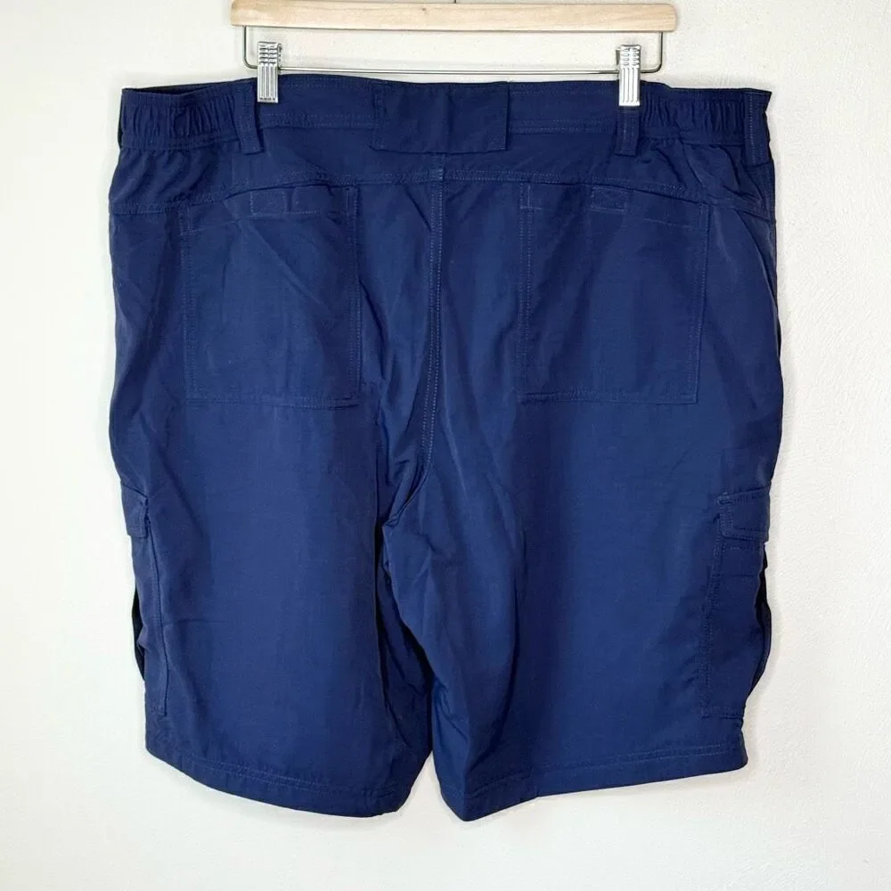 Duluth Trading Co. Relaxed Fit Cargo Navy Blue Shorts - Men’s US 42 - Picture 2 of 13